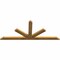 Ekena Millwork Saratoga Rough Sawn Timber Gable Bracket, Western Red Cedar, 72"W x 30"H x 2"D x 4"F, 10/12 Pitch GBW072X30X0204SAR00RWR - alternate 3